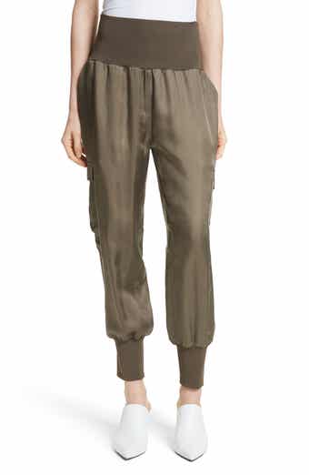 Giles Cupro Crop Cargo Joggers
