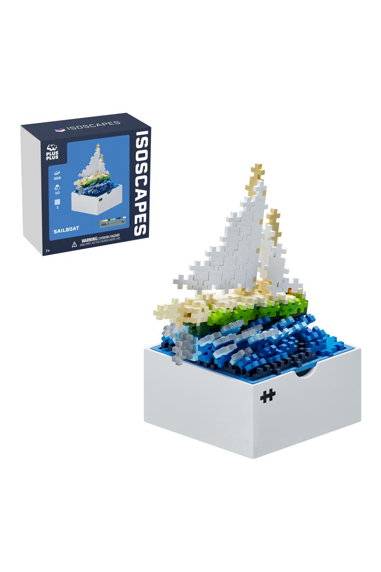 Isoscapes: Maritime Sailboat Building Set, Alternate, color, SAILBOAT