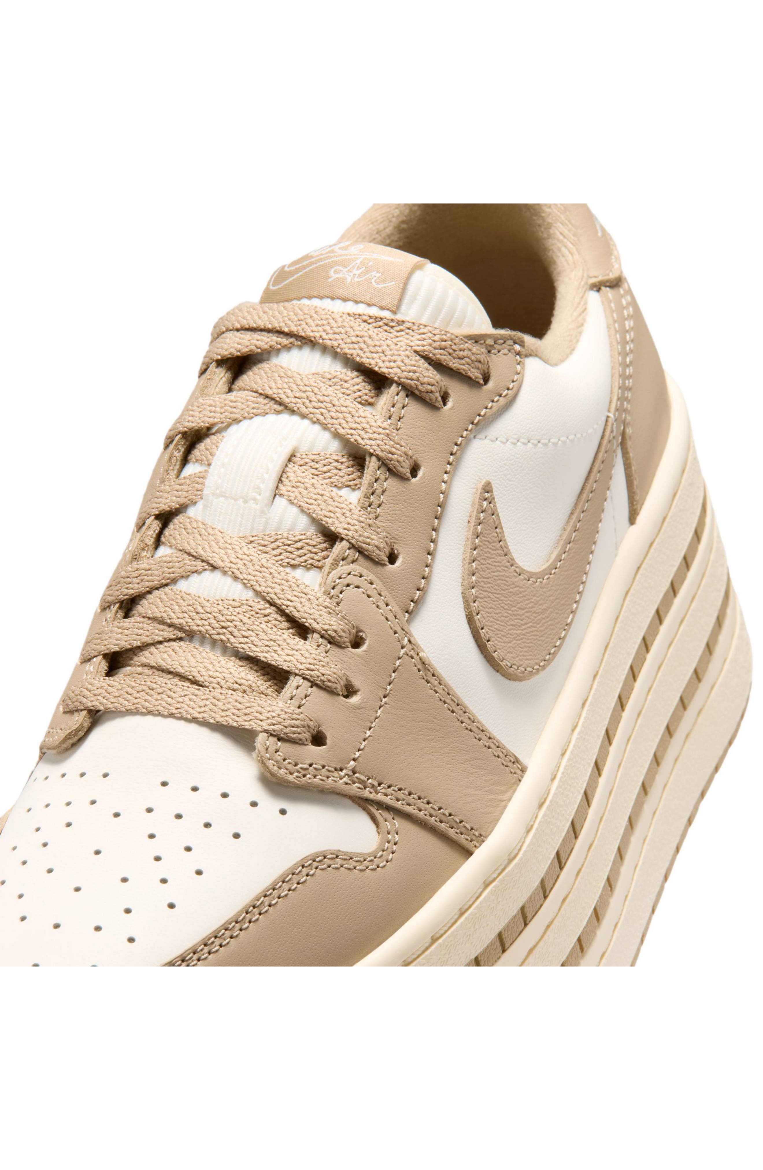 Nike Air Jordan 1 Triple Platform Basketball Sneaker (Women