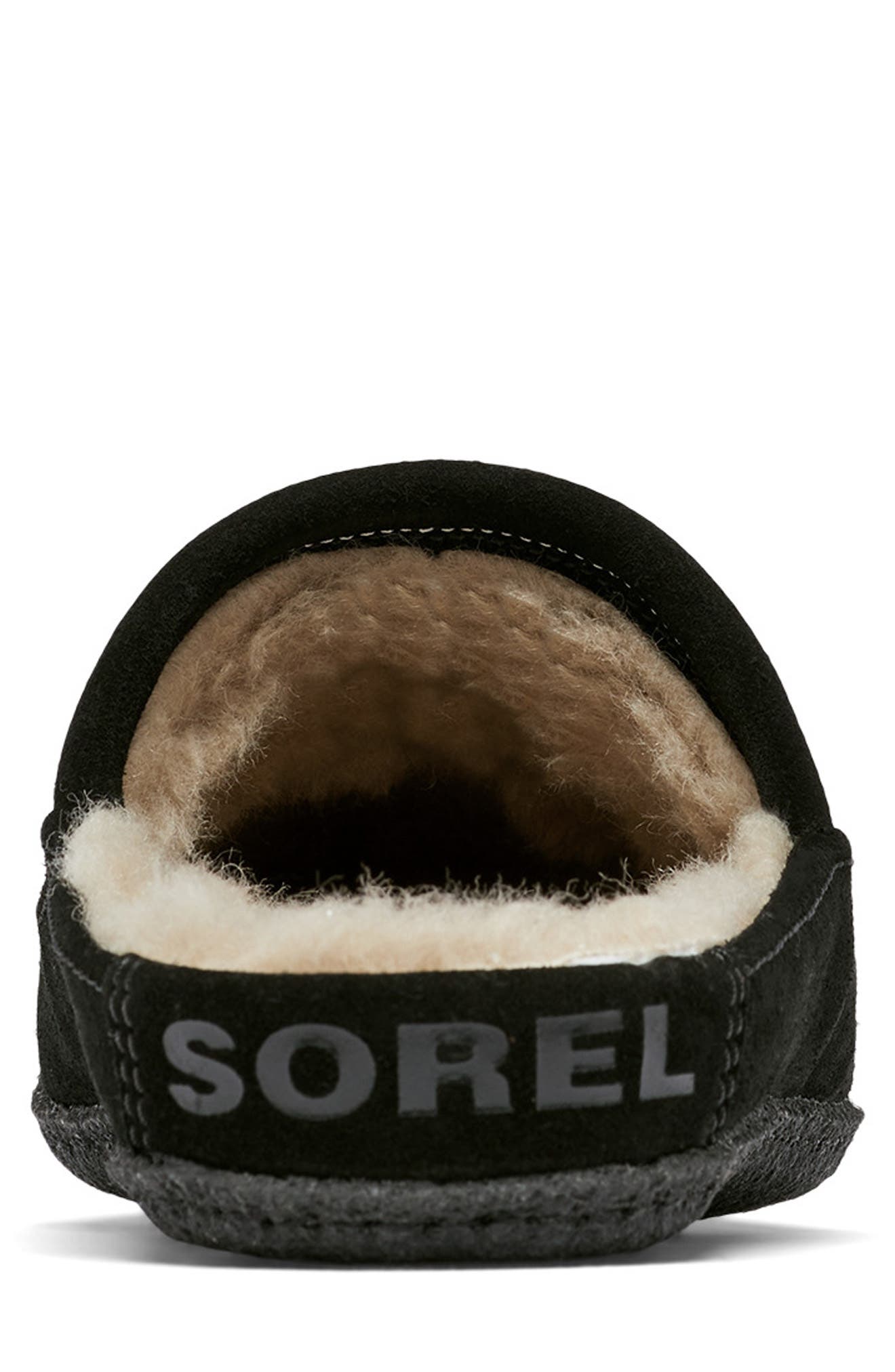 SOREL Falcon Ridge II Faux Fur Lined Scuff Slipper, Alternate, color, 