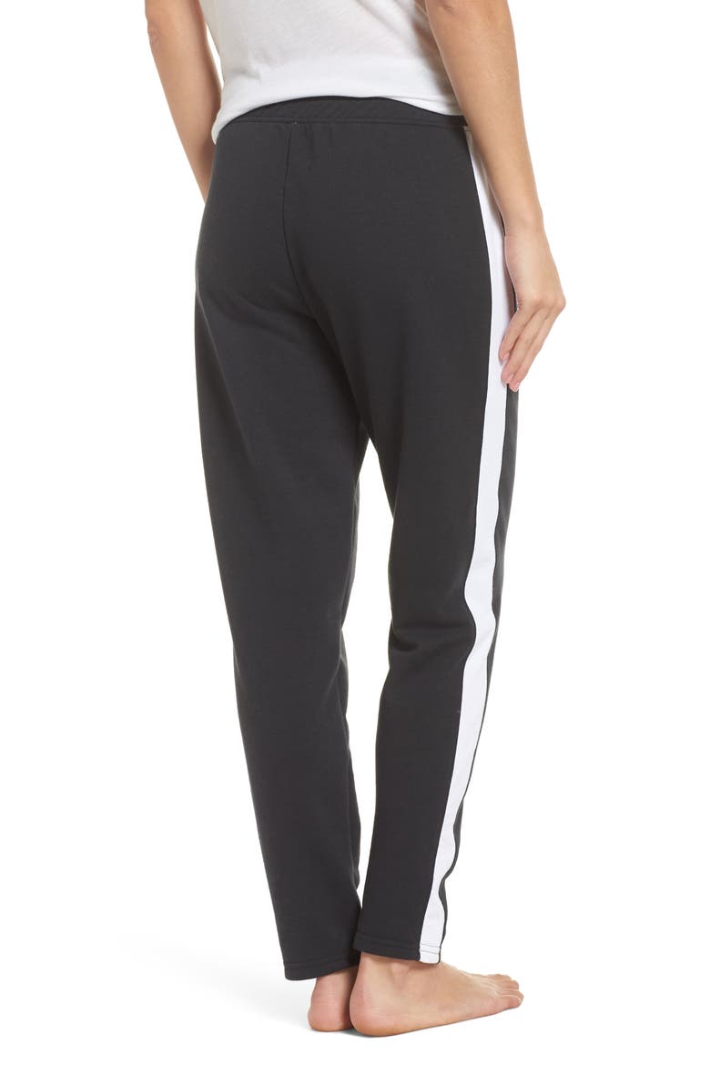 Stripe Track Pants, Alternate, color, BLACK/ WHITE