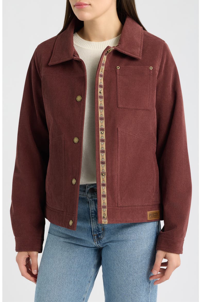 Wind Basin Corduroy Jacket, Alternate, color, RAISIN