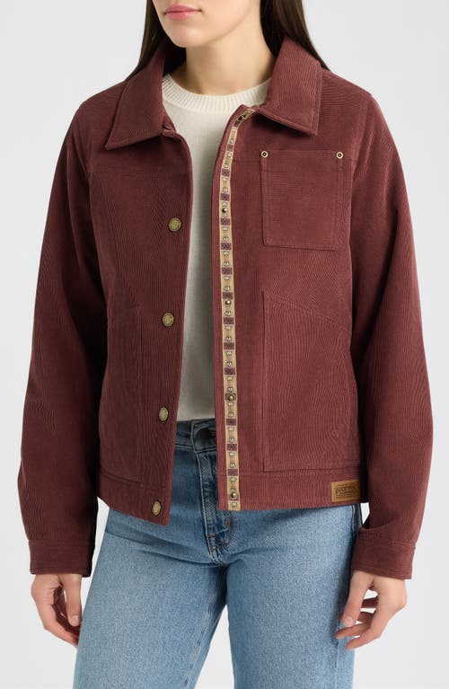 Pendleton Wind Basin Corduroy Jacket In Red