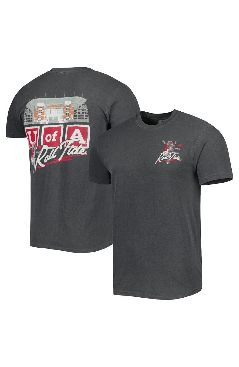 IMAGE ONE Men's Black Alabama Crimson Tide Vault Stadium T-Shirt, Alternate, color, 