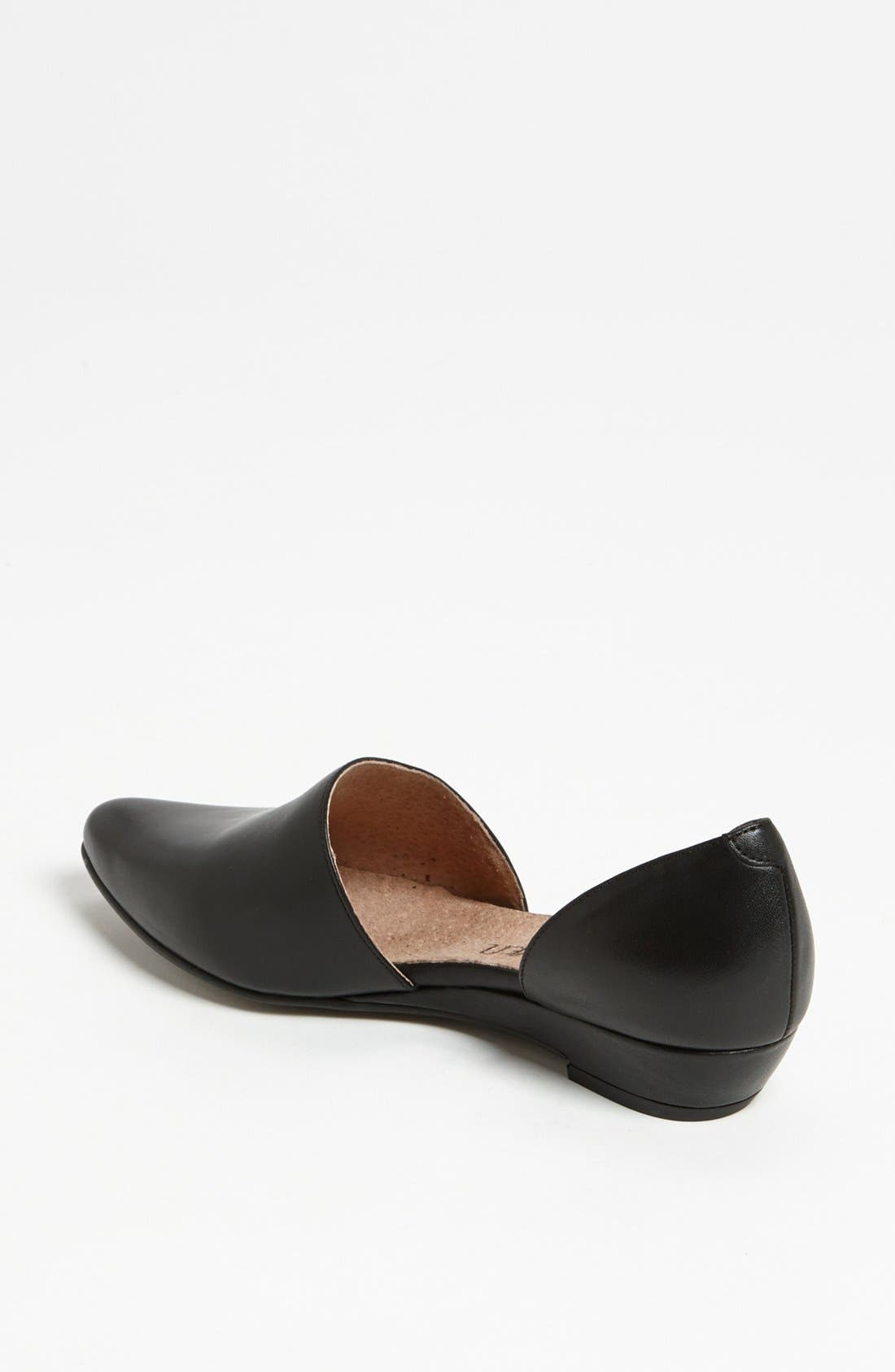 'Erin' Flat, Alternate, color, BLACK LEATHER