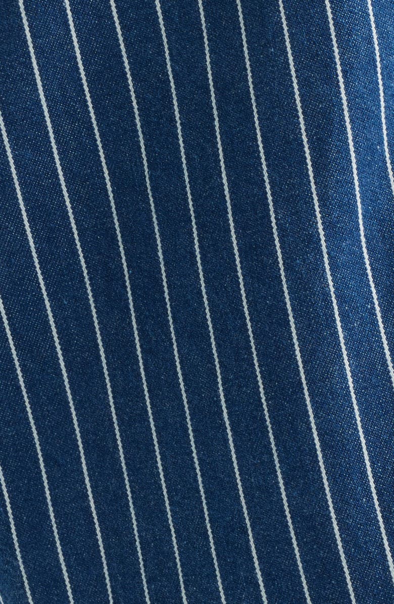 Service Works Part Timer Organic Cotton Pinstripe Shorts, Alternate, color, Navy Stripe