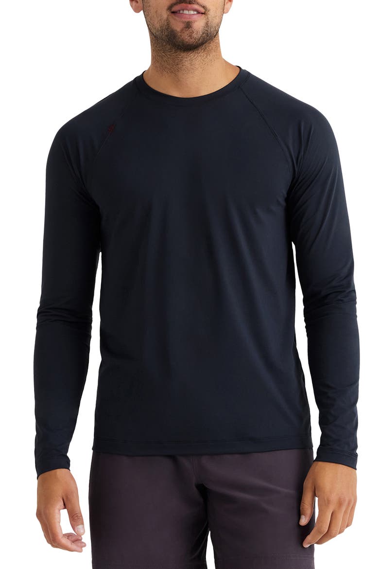 Reign Long Sleeve T-Shirt, Main, color, BLACK