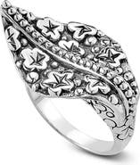 SAMUEL B. Sterling Silver Leaf Ring