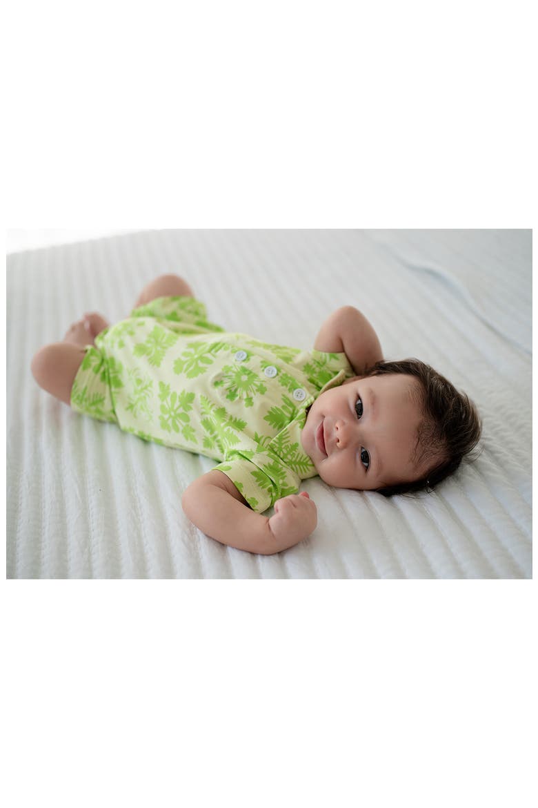 Napuanani Polo Romper, Alternate, color, GREEN