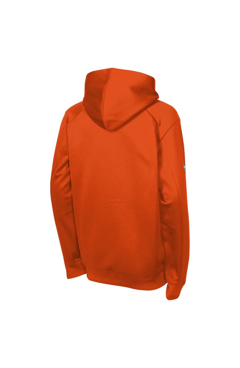 FANATICS Youth Fanatics Orange Philadelphia Flyers Authentic Pro Rink Raglan Hoodie, Alternate, color, Orange