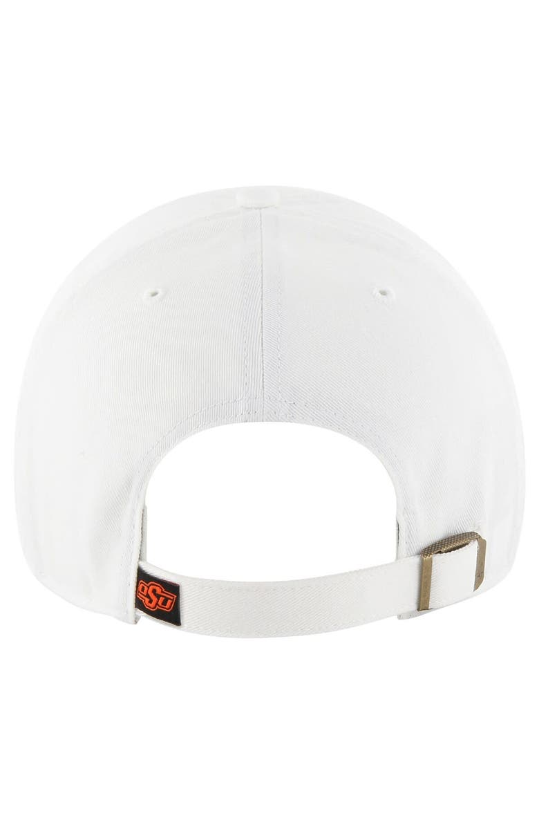 '47 Men's '47 White Oklahoma State Cowboys Vintage Clean Up Adjustable Hat, Alternate, color, 