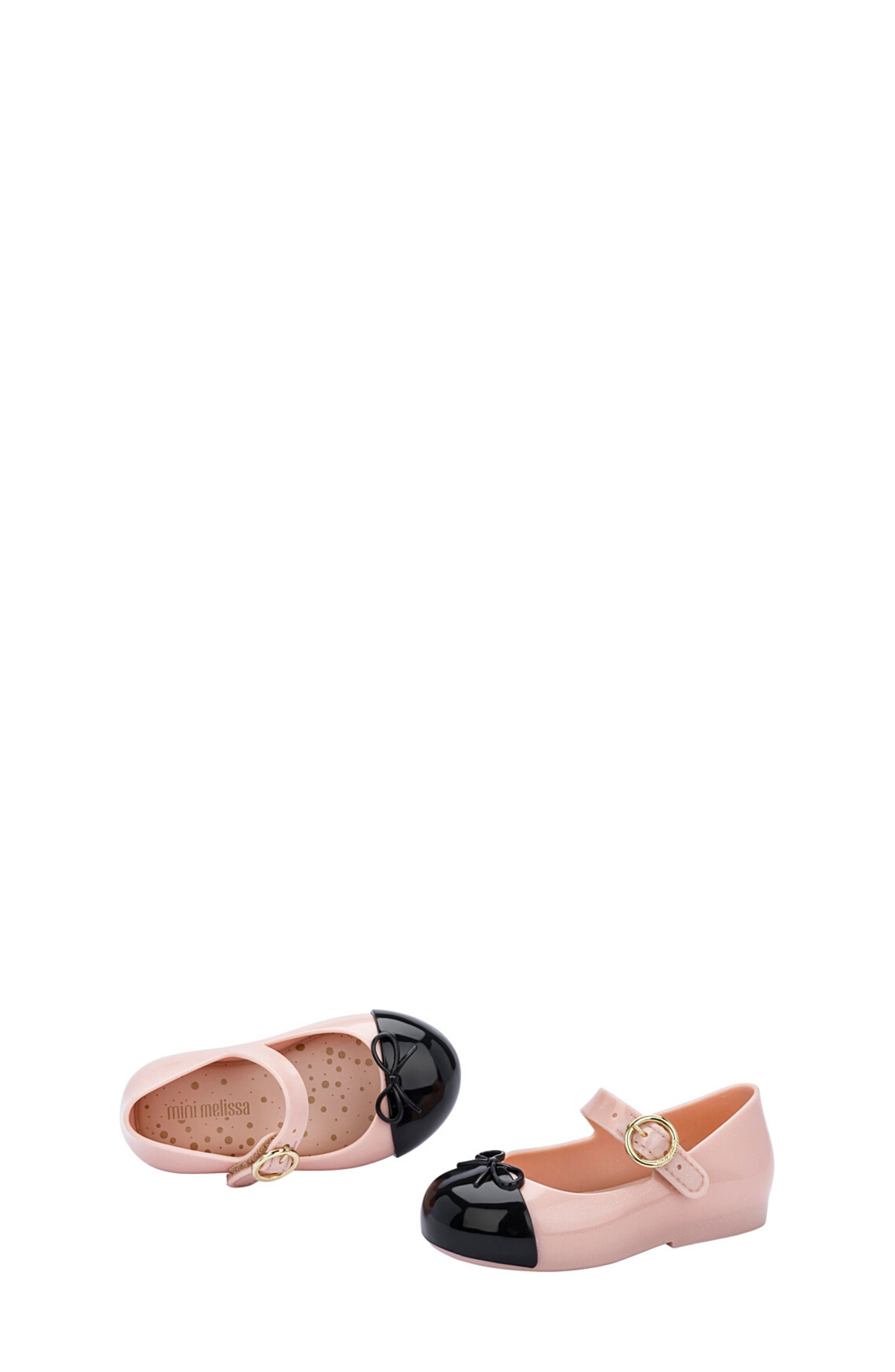 Sweet Love Flat, Alternate, color, GLITTER ROSE/ BLACK