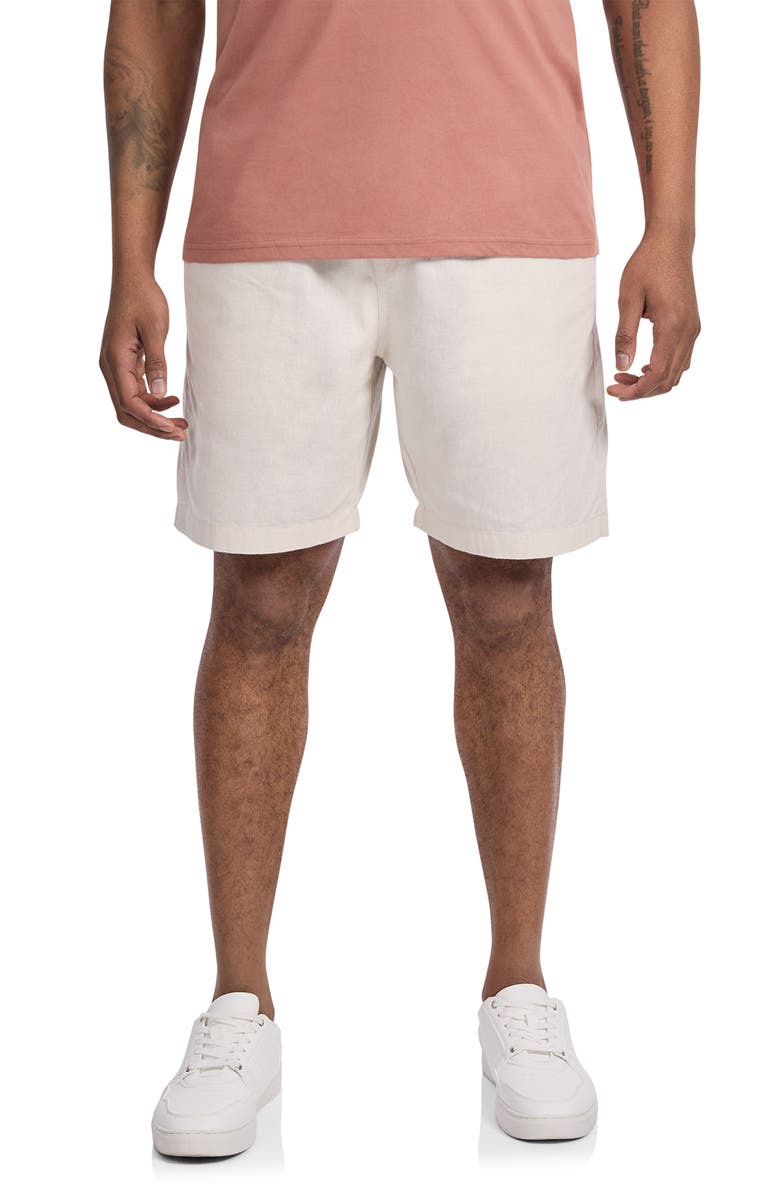 Johnny Bigg Cove Cotton & Linen Blend Shorts, Main, color,
