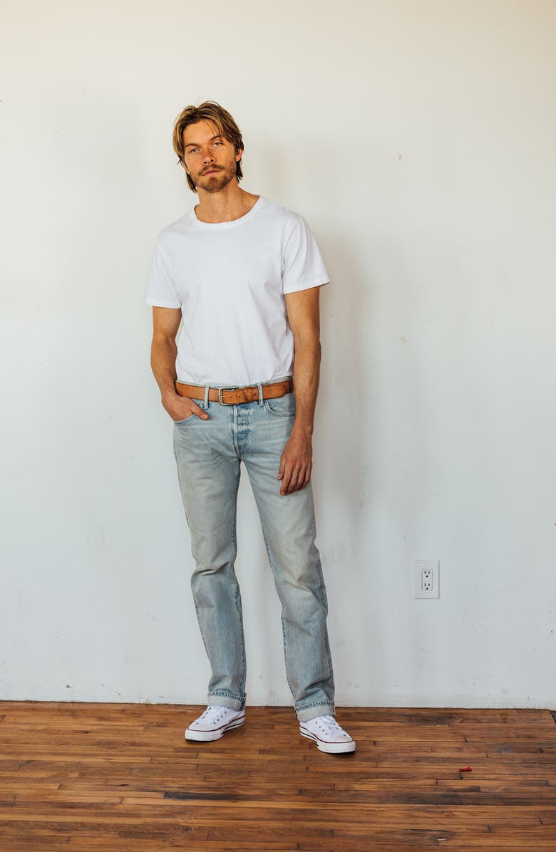 HIROSHI KATO The Hammer Straight Leg 12.5-Ounce Selvedge Baggy Jeans, Alternate, color, Huey