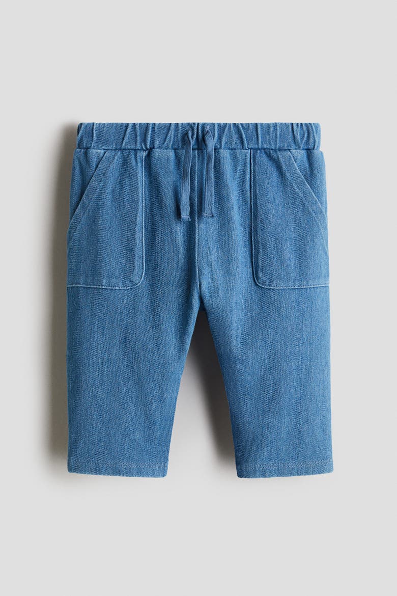 Denim-look Trousers, Main, color, Denim blue