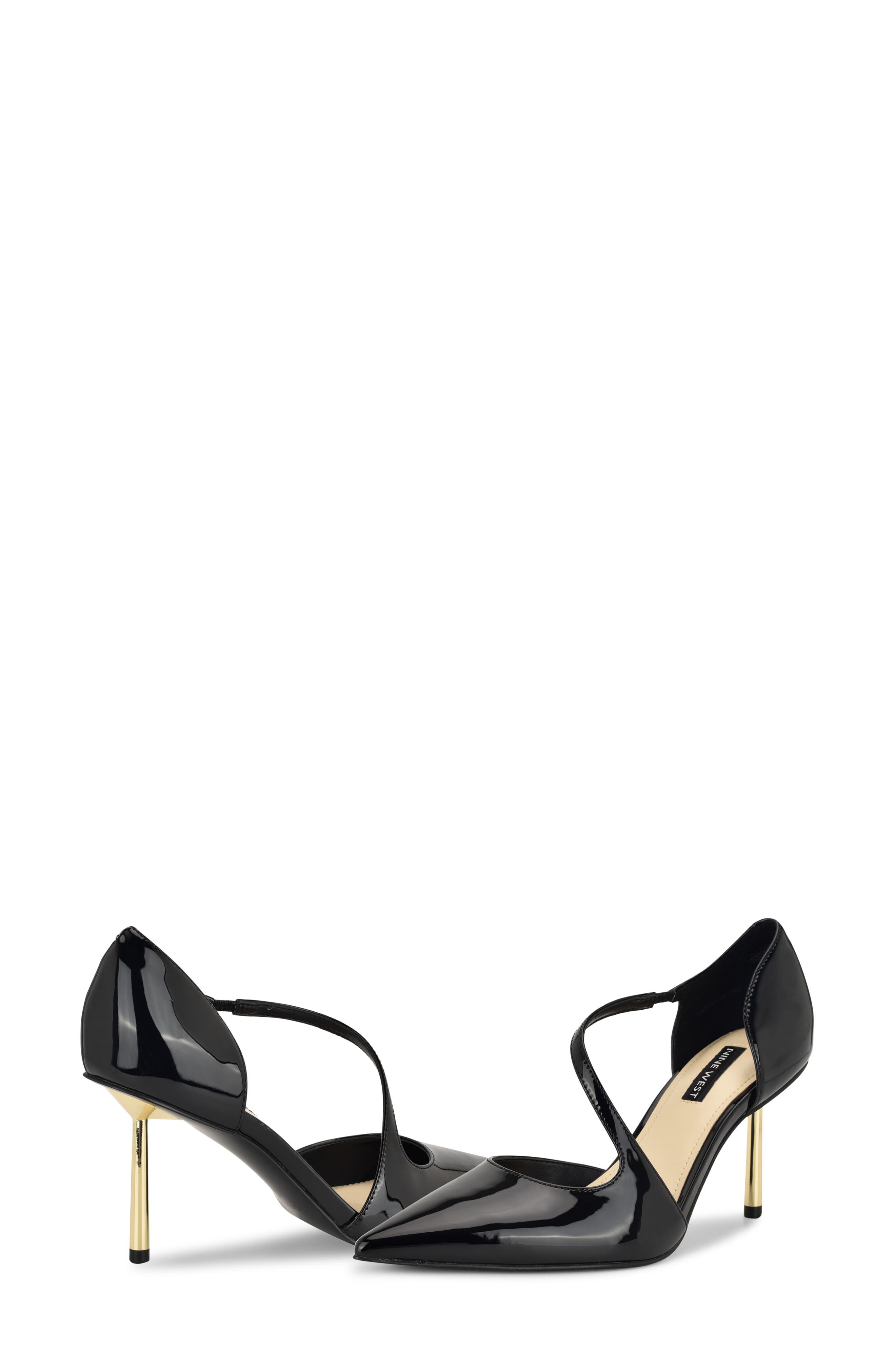 Nine West Dolen Pointed Toe Pump, Alternate, color, Black 001