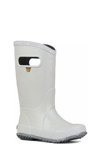 Bogs Glitter Waterproof Rain Boot In Gray