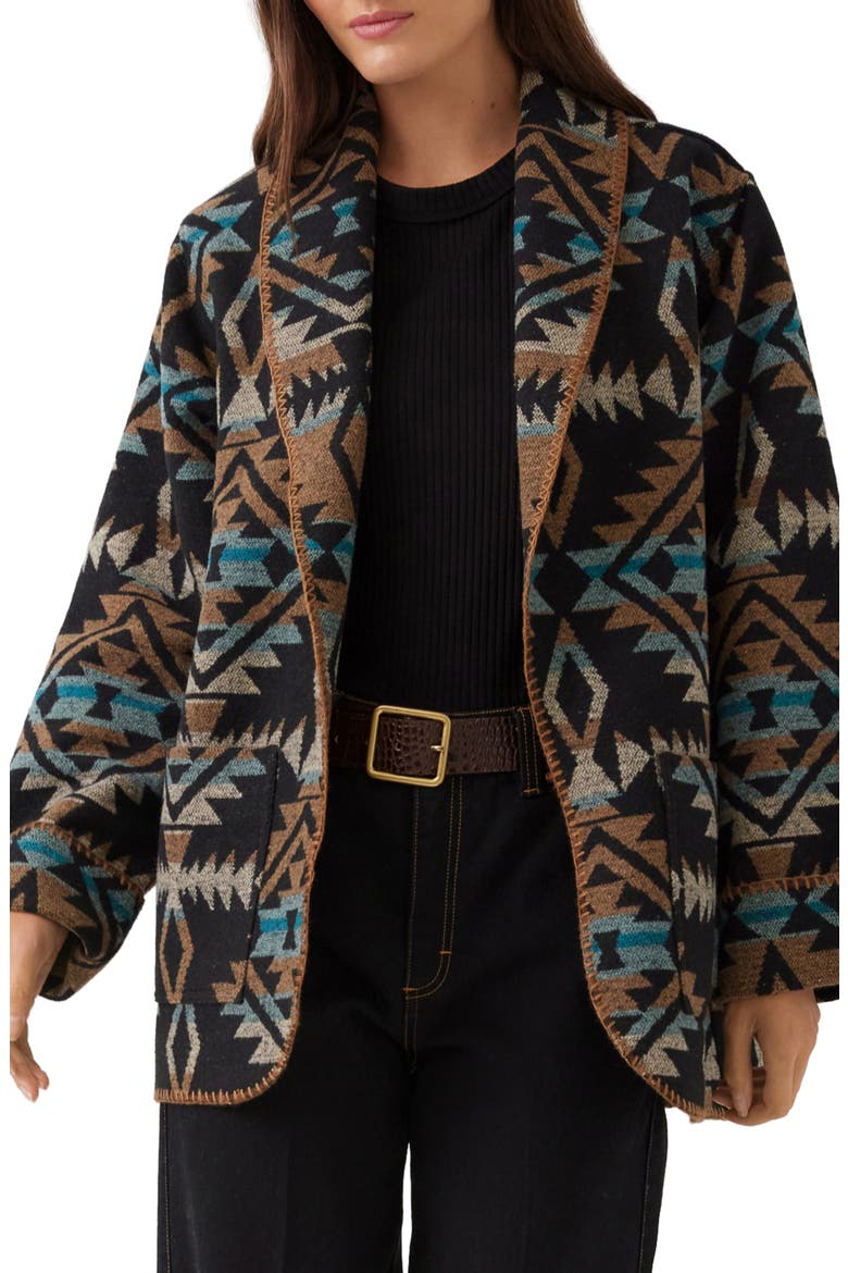 Ranch Jacket, Main, color, BLACK COMBO