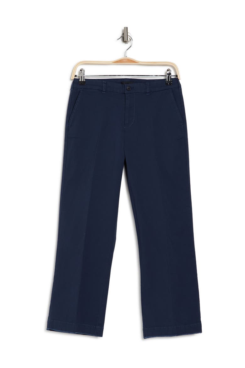 Enzyme Wash Crop Boyfriend Pants, Alternate, color, DARK NAVY