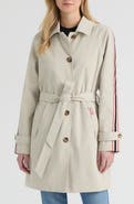 Hunter Sophia Sleeve Stripe Trench Coat