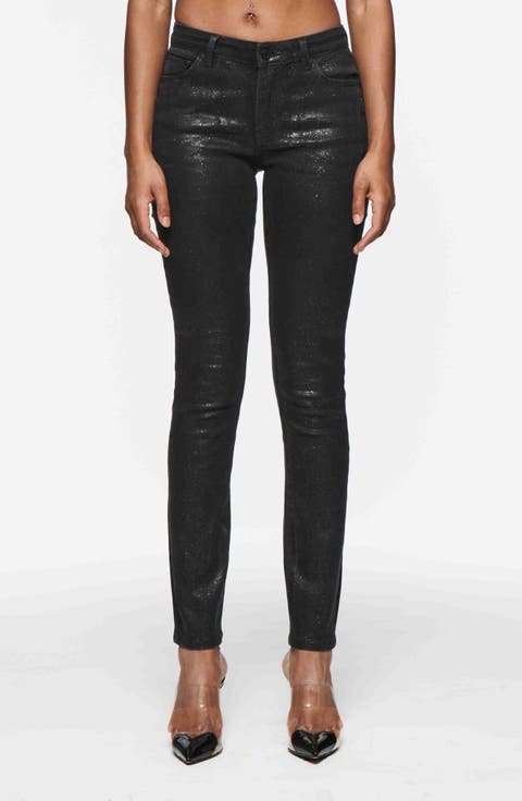 Glitter Skinny Jeans