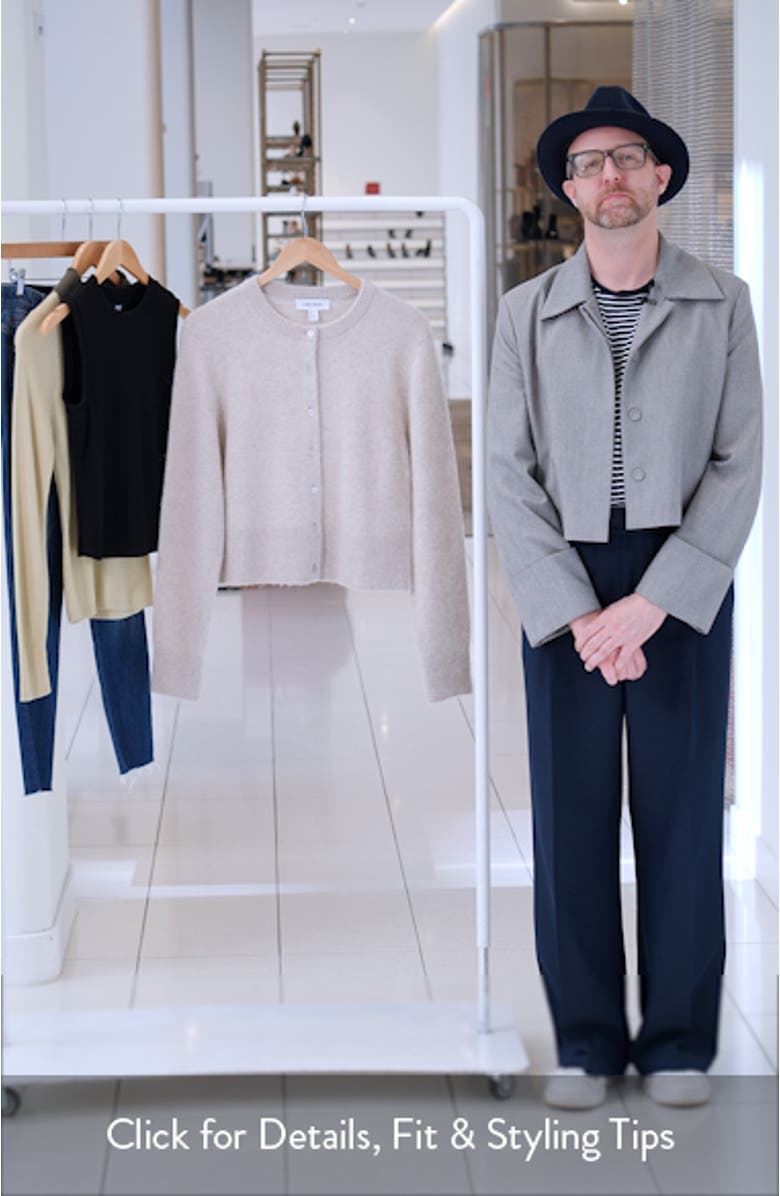 Alpaca & Wool Blend Cardigan, sales video thumbnail