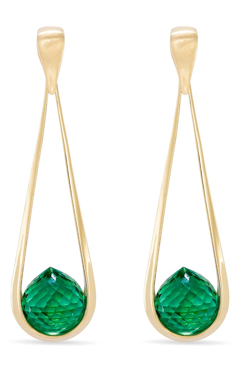 Dean Davidson Samui Simulated Stone Drop Earrings, Alternate, color, Banyan Green