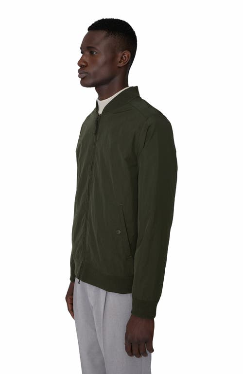 Quartz Co. Daniel Bomber Jacket In Sage