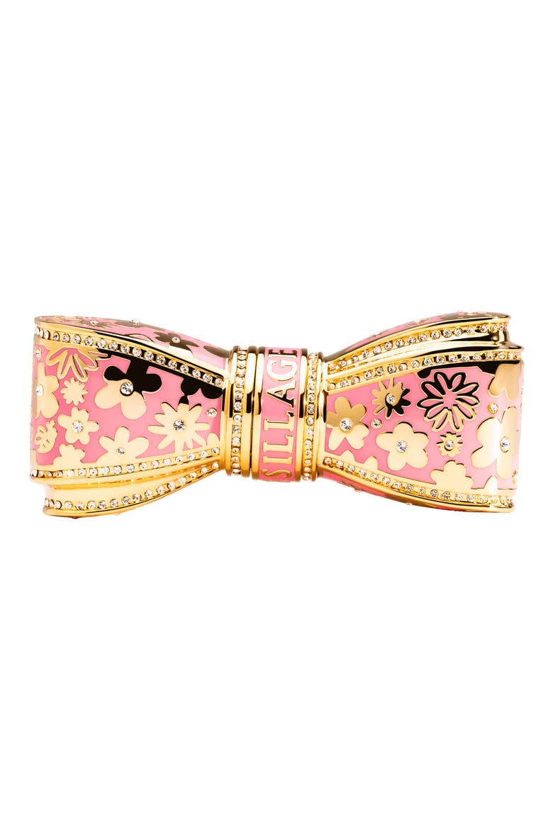 Whispers of Admiration Bow Lipstick Case, Alternate, color, NO COLOR