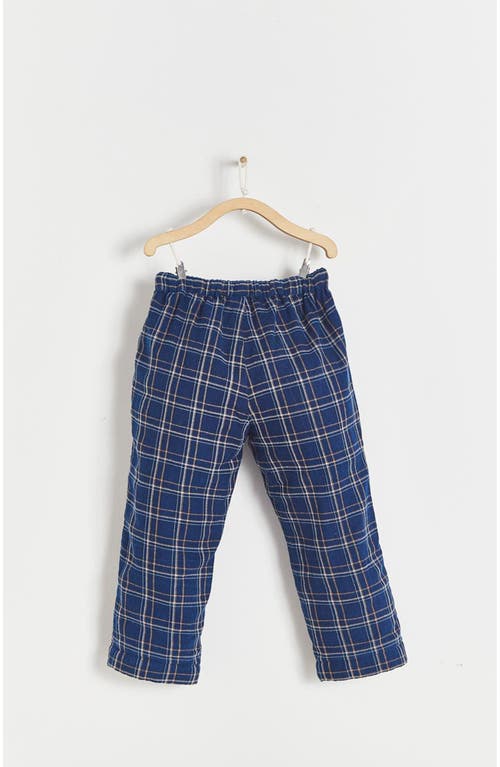 Babycottons Beli Flannel Pants For Toddler In Blue