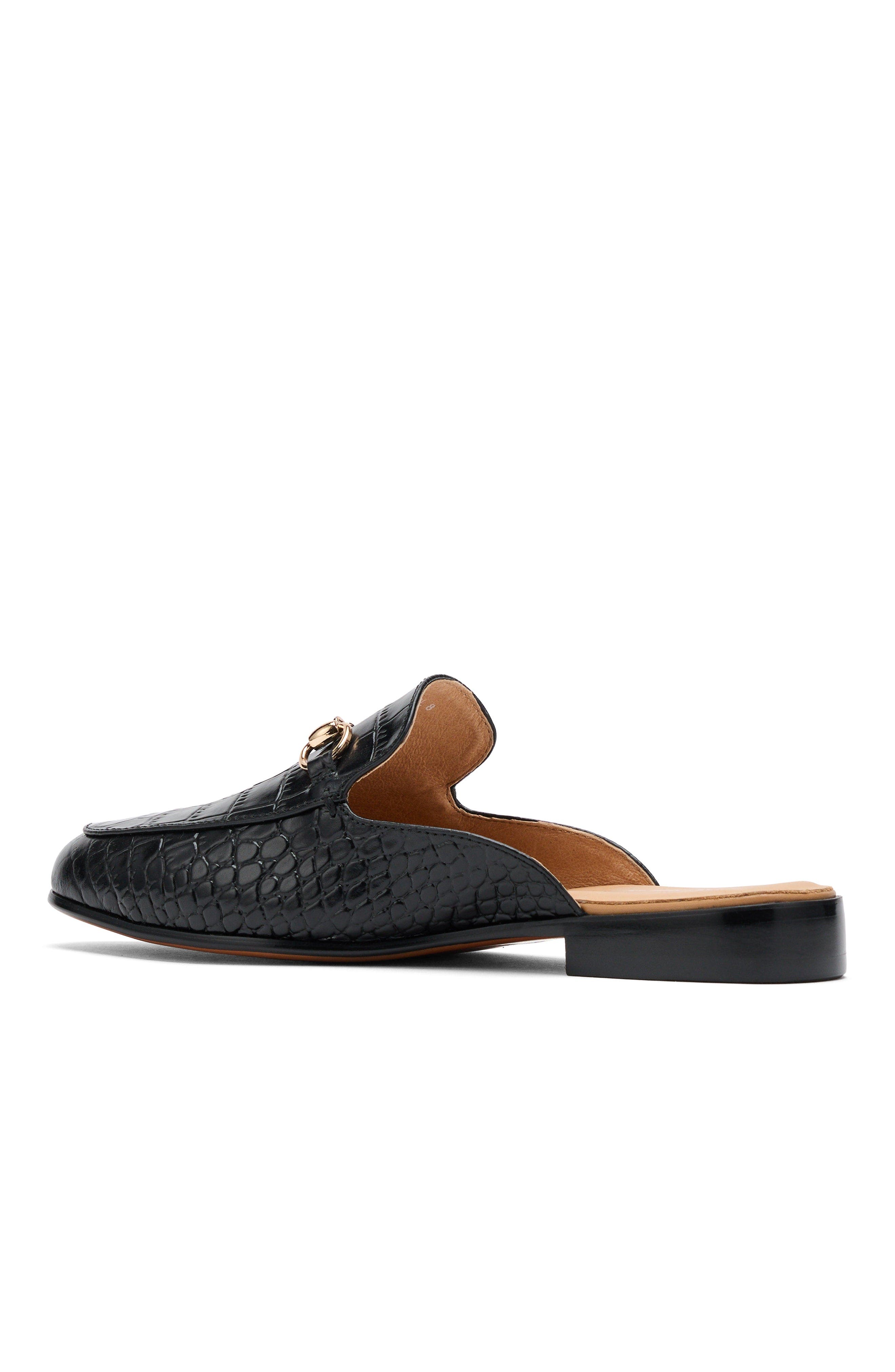 Ms. Del Sol Loafer Mule, Alternate, color, Black Croc