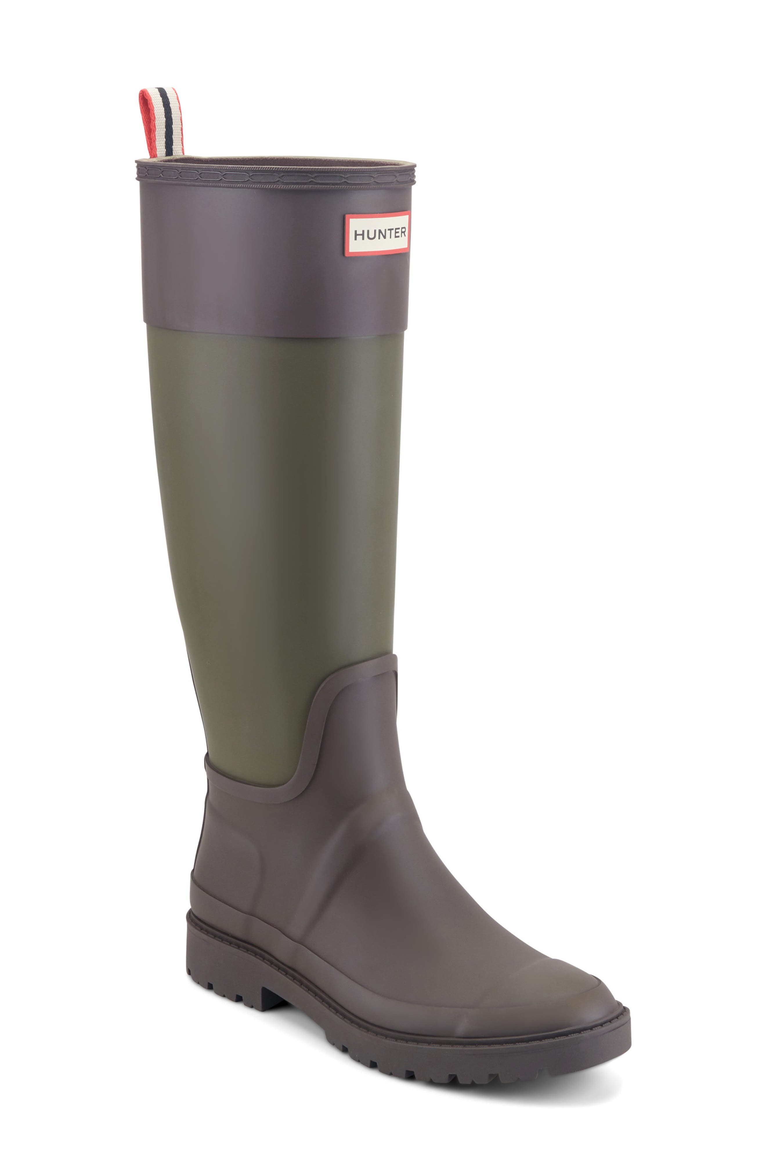 Tall Rain Boot, Main, color, GREEN