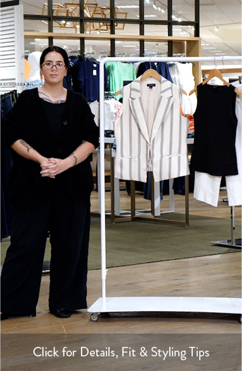 Stripe Tweed Vest, sales video thumbnail