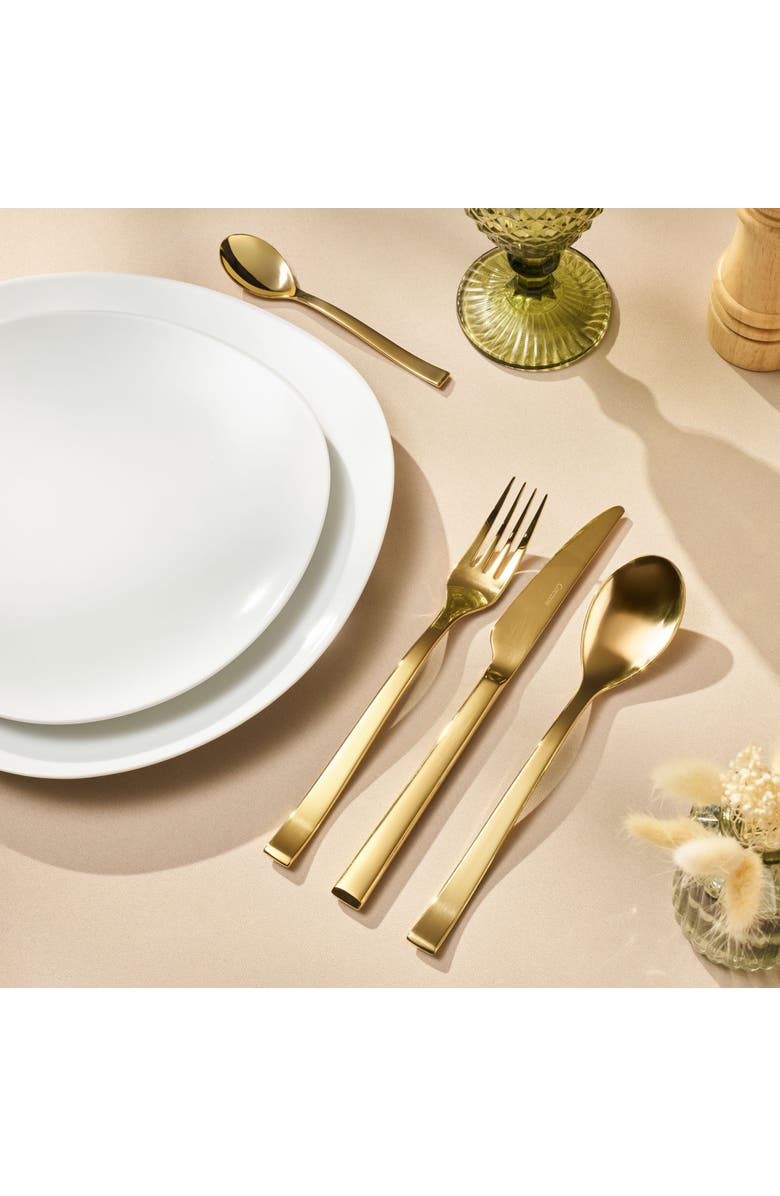 Couzon Side PVD Gold 5 Piece Place Setting, Alternate, color, Gold