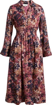 Cleobella Tharini Long Sleeve Midi Dress