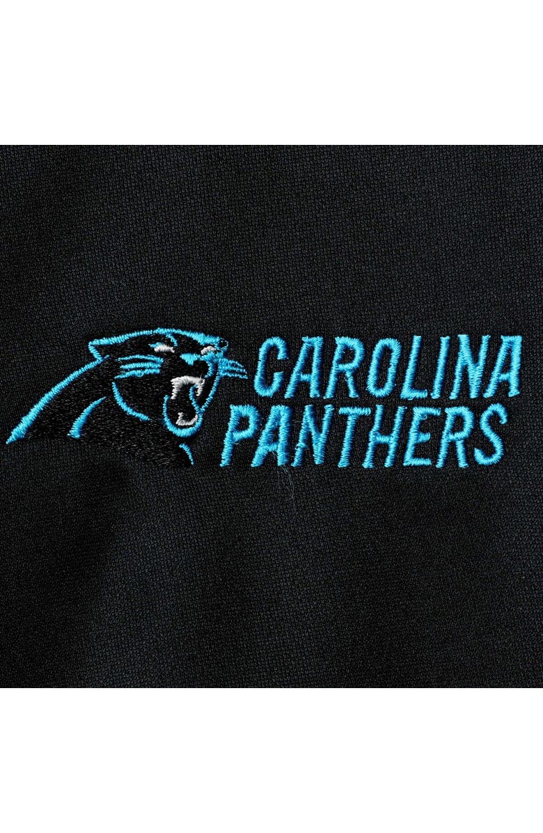 DUNBROOKE Men's Dunbrooke Black/Gray Carolina Panthers Apprentice Full-Zip Hoodie, Alternate, color, Black