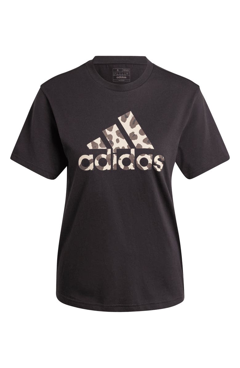 adidas Animal Print Logo Cotton Graphic T-Shirt, Alternate, color,