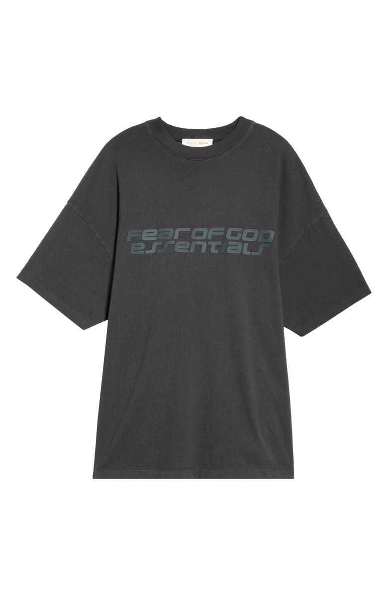Fear of God Essentials '90s Fit Logo Graphic T-Shirt, Alternate, color, Vintage Black