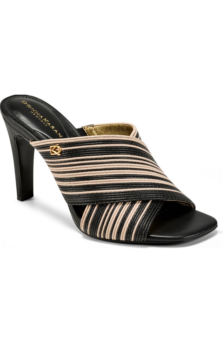 Donna Karan New York Breigh Sandal, Main, color, Black/ Beige