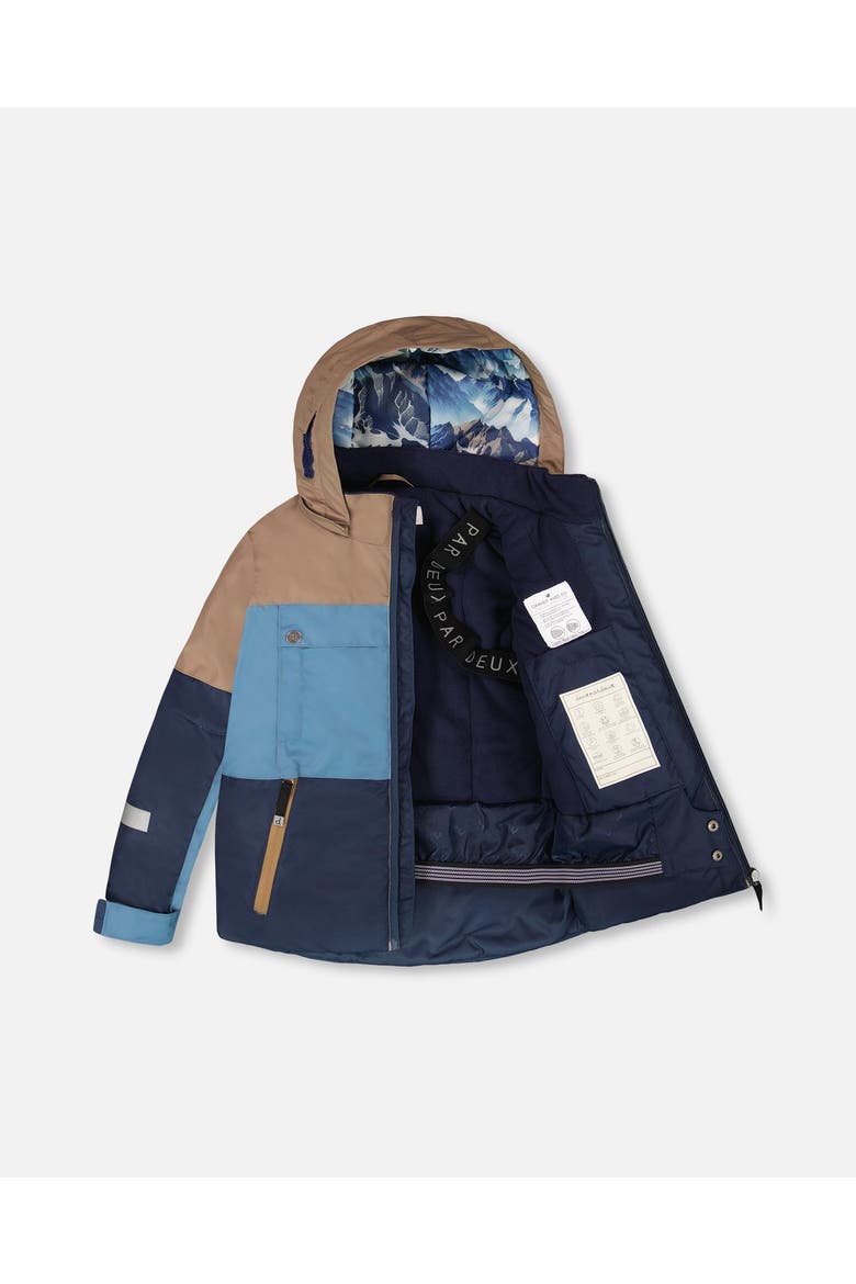 Boy Two-Piece Teknik Snowsuit, Alternate, color, Blue Mountains