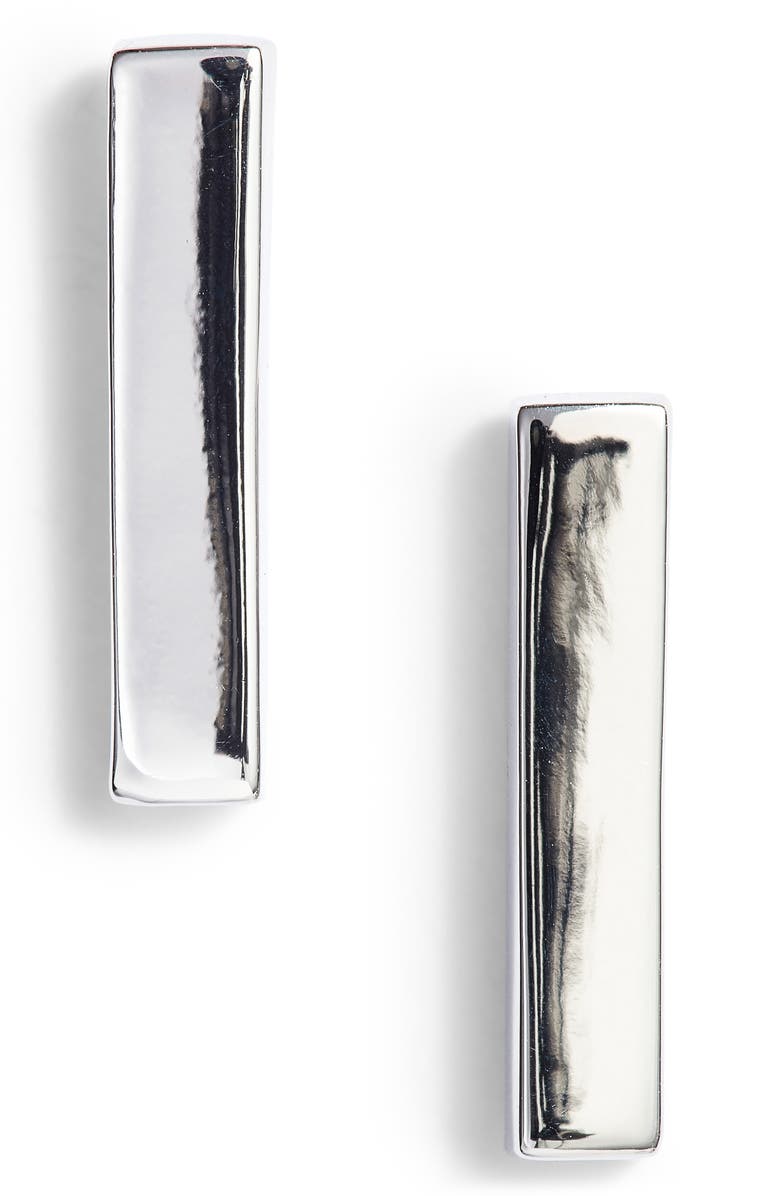 Vince Camuto Vertical Bar Stud Earrings, Main, color, 