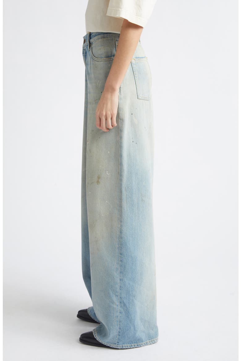 Melody Boyfriend Wide Leg Jeans, Alternate, color, BLUE
