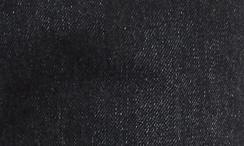Ferragamo Contrast Cuff Straight Leg Jeans In Black