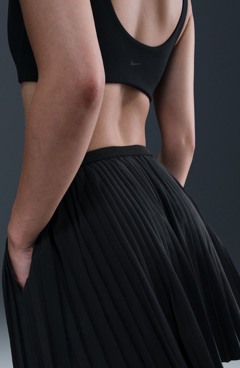 Nike Sportswear Pleated Miniskirt, Alternate, color, 010 Black/ Sail