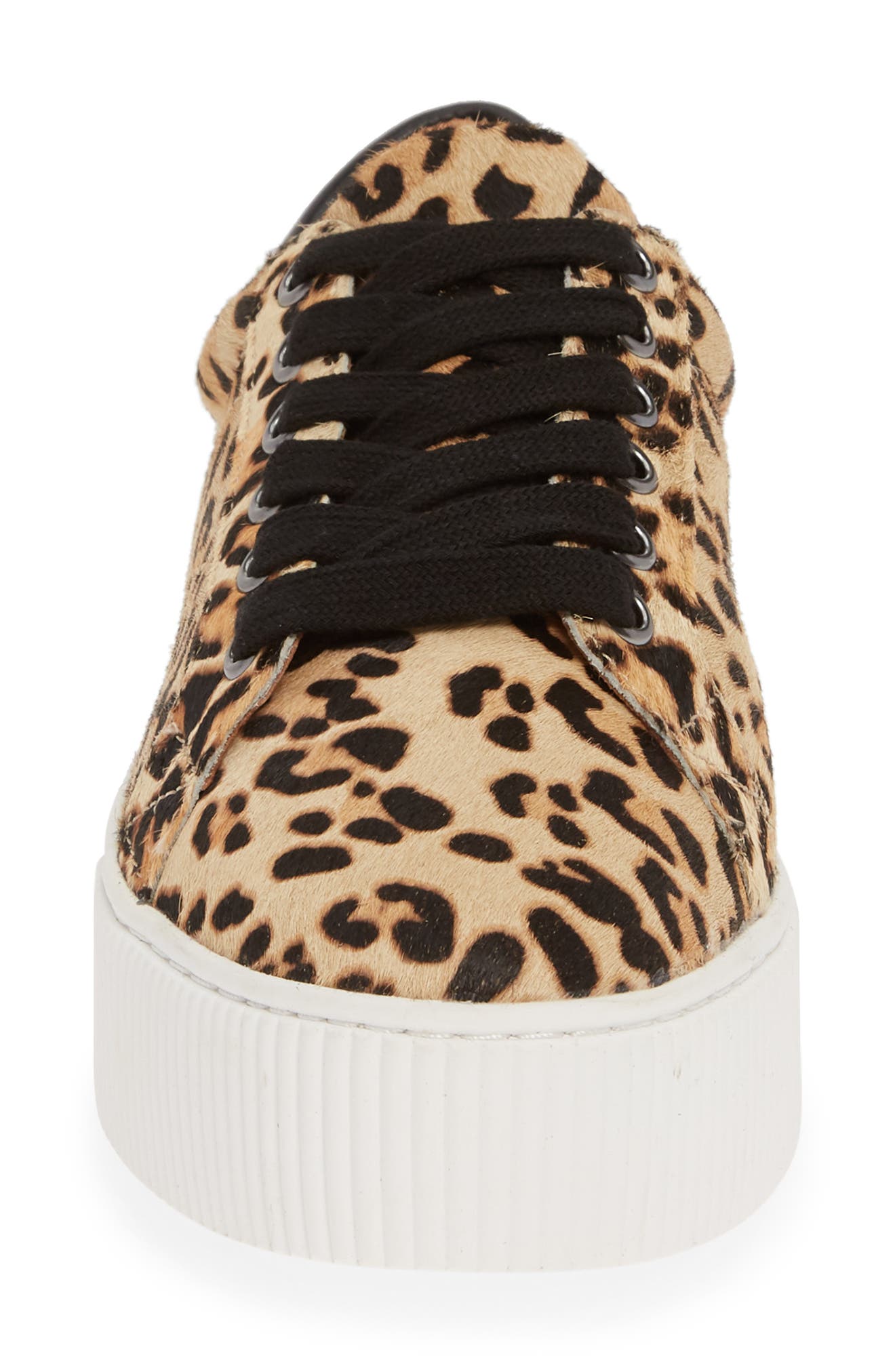 Bethany Platform Genuine Calf Hair Sneaker, Alternate, color, LEOPARD PRINT CALF HAIR