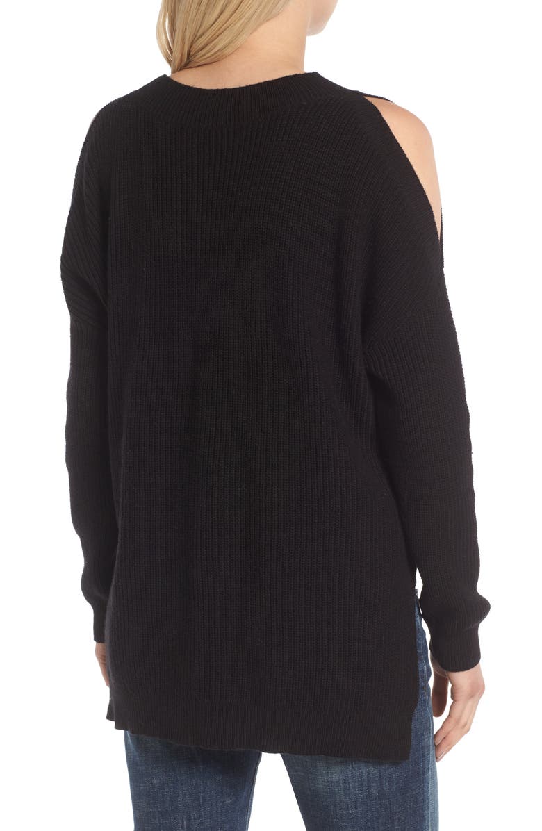 BP. Cold Shoulder Tunic Sweater, Alternate, color, 