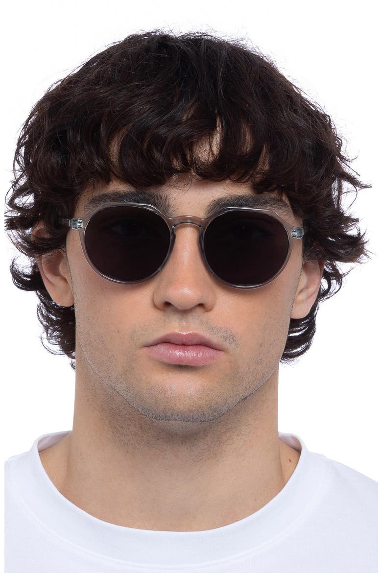 Speed of Night 51mm Round Sunglasses, Alternate, color, PEWTER