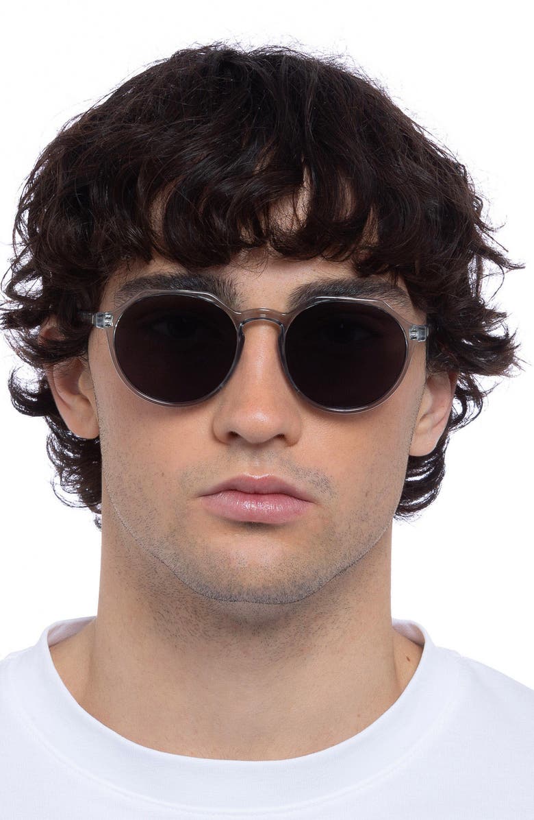 Le Specs Speed of Night 51mm Round Sunglasses, Alternate, color, 