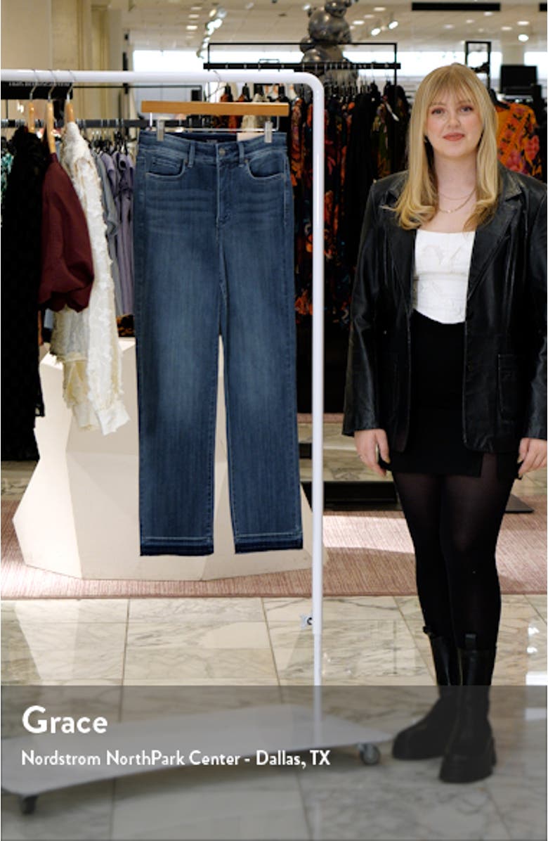 Released Hem Straight Leg Jeans, sales video thumbnail