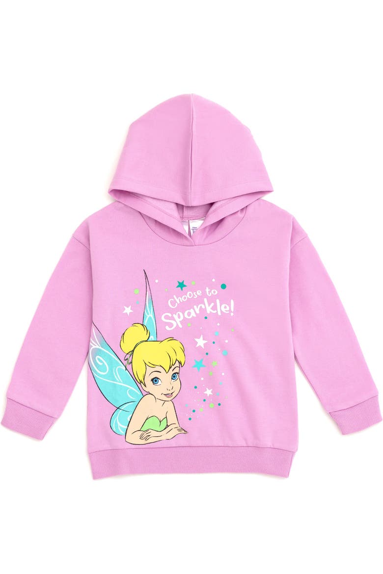 Peter Pan Tinker Bell 2-Piece Fleece Hoodie and Leggings Set, Alternate, color, Pink Grey Tinker Bell